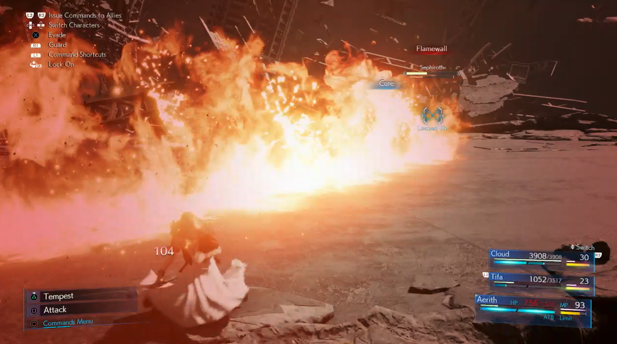 picture of Sephiroth's Flamewall